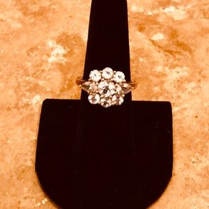 Genuine Morganite Rose Gold Plated Sterling Silver Size 7 Ring